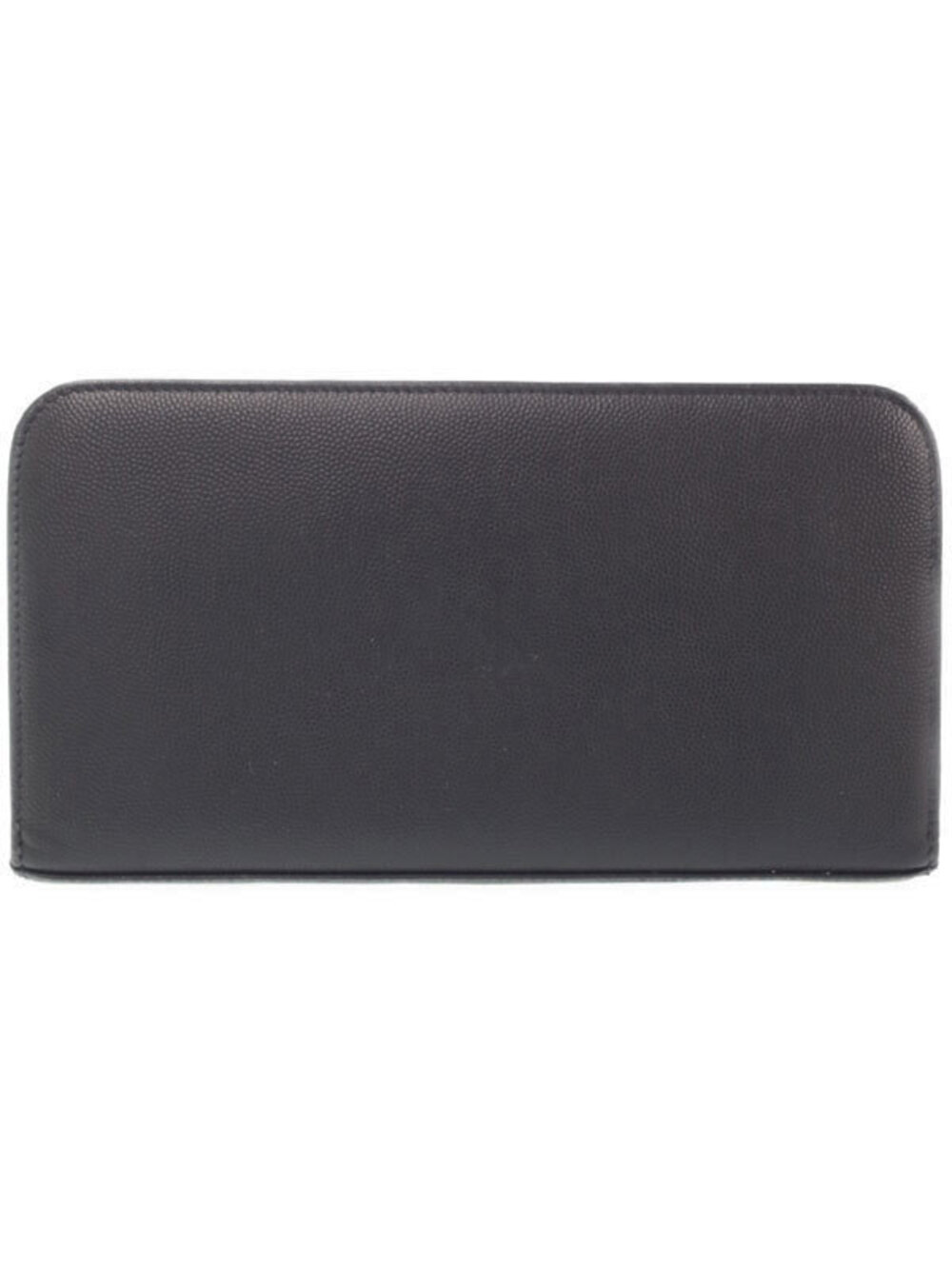 Saint Laurent Paris Wallet Full Zip Long Round Black